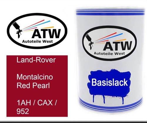 Land-Rover, Montalcino Red Pearl, 1AH / CAX / 952: 500ml Lackdose, von ATW Autoteile West.